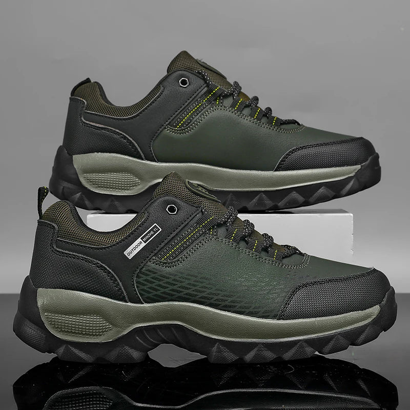 Zapatillas de senderismo para hombre, botas de montaña, zapatillas deportivas informales y de moda, zapatillas para viajar y acampar, zapatillas para caza, entrenamiento táctico y actividades al aire libre.