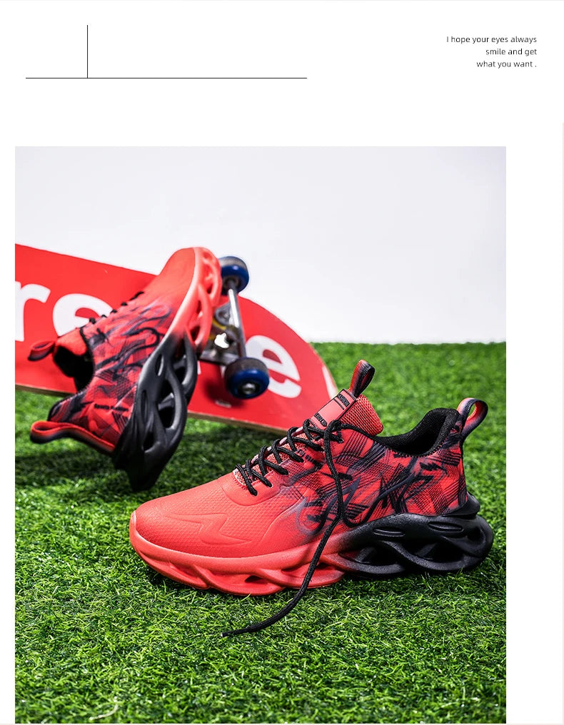 Men Running Shoes Breathable Mesh Sports Shoes Cushion Casual Sneakers Lightweight Comfortable Tennis Shoes Athletic Footwear