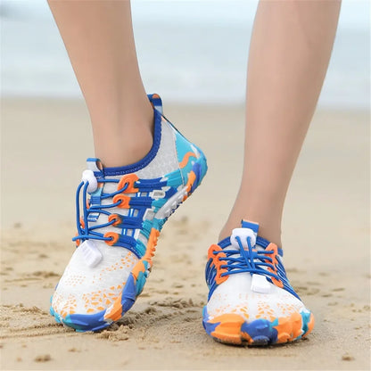 12 Farben Wasserschuhe für Kinder, Sommer, Strand, Five Fingers, Barfuß, Schwimmen, Aqua-Schuhe, schnell trocknend, Meer, Fluss, Kindersneaker