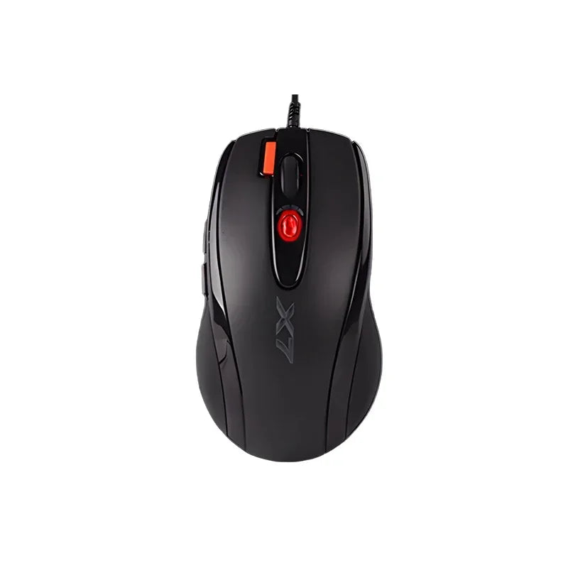 Rato Gaming A4TECH X7 X-710BK Oscar, 2000DPI, 1000HZ, roda 4D, memória integrada de 160K, Oscar Mouse Editor, sem driver