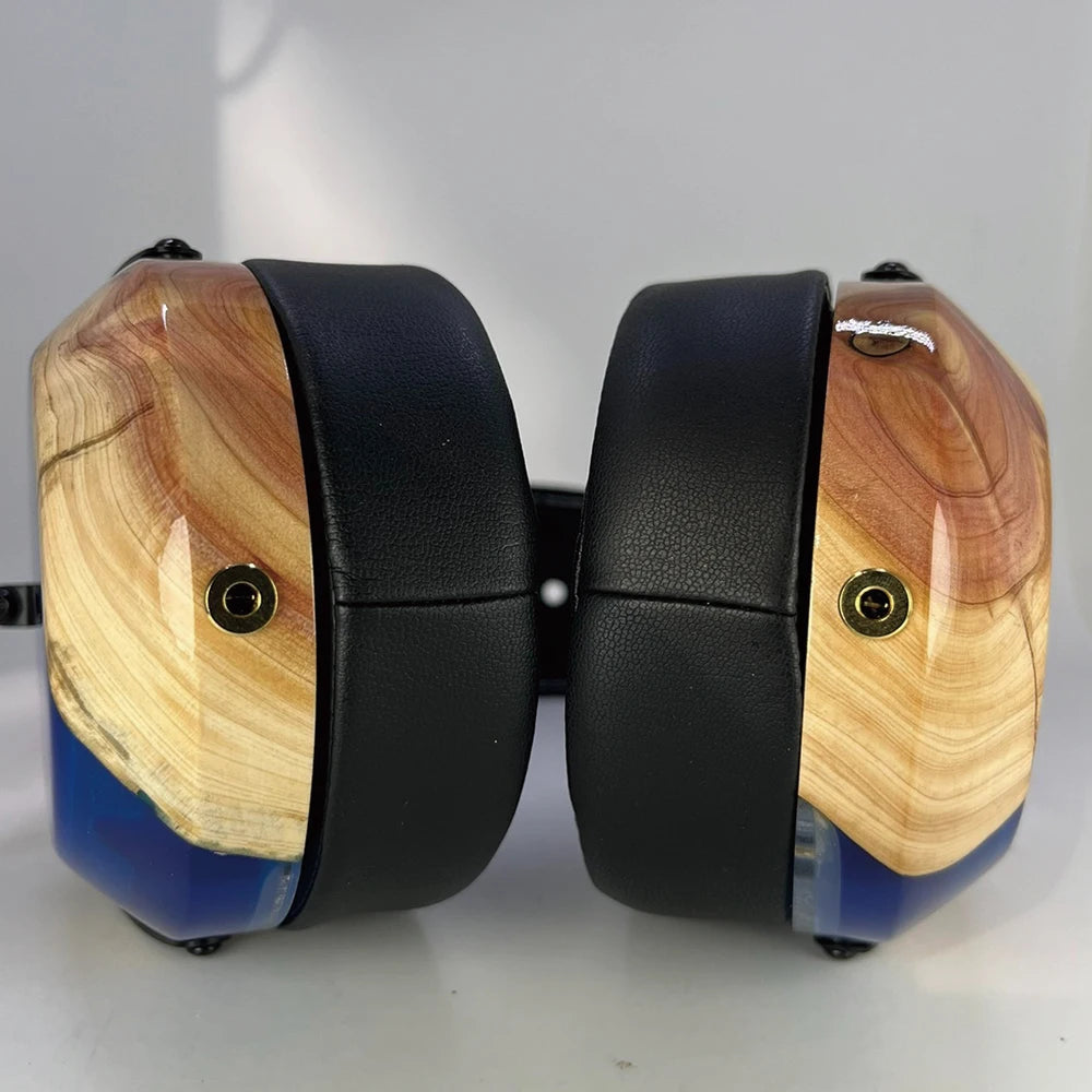 Kit de coque pour écouteurs DIY Walnut pour écouteurs. Accessoires pour écouteurs supra-auriculaires