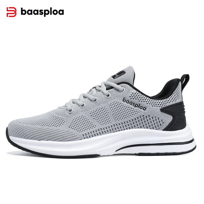 Ténis de corrida para homem da marca Baasploa: ténis casuais de malha, de designer, leves, com atacadores, novos, para desporto ao ar livre e ténis de ténis