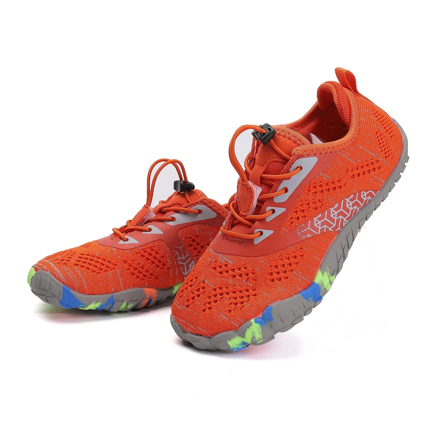 New Children's Aqua Shoes Women Colorful Walking Sports Upstream Wading Sneaker Breathable Mesh Five Fingers Swimming Water Shoe