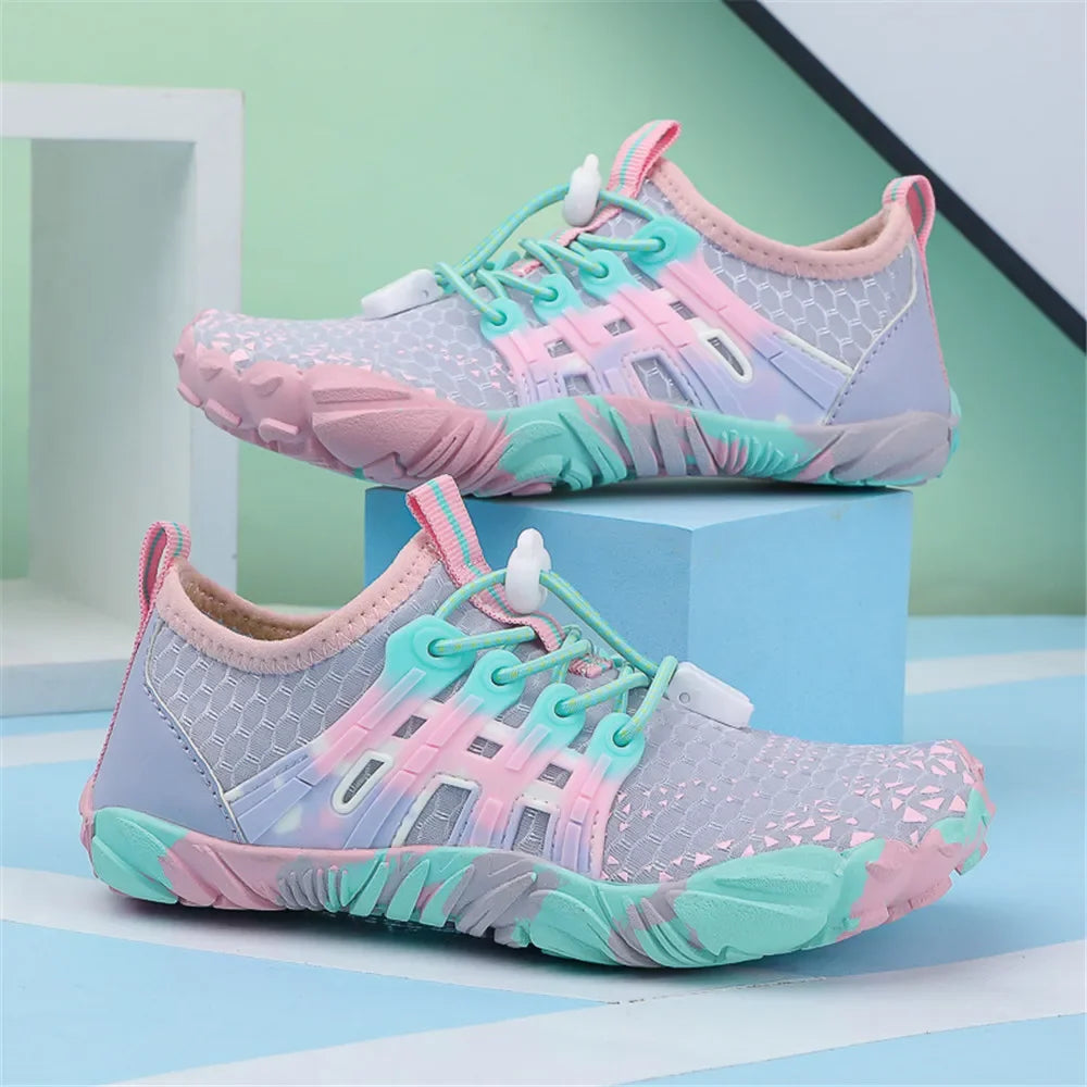 12 Farben Wasserschuhe für Kinder, Sommer, Strand, Five Fingers, Barfuß, Schwimmen, Aqua-Schuhe, schnell trocknend, Meer, Fluss, Kindersneaker