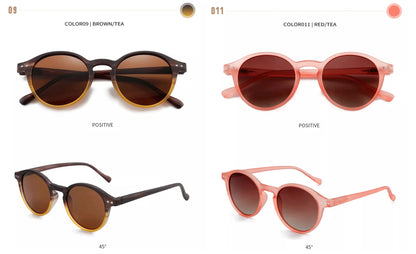 ZENOTTIC (S Size) Retro Circular Polarized Sunglasses 2026 2025 Men Women Vintage Small Round Sun Glasses UV400 Goggles Shades