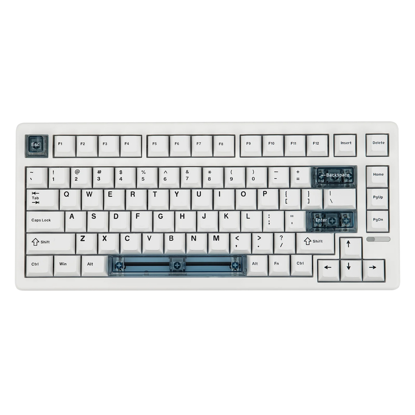 EPOMAKER HE80 75% US-QWERTY-Layout Hot-Swap Creamy Gasket kabelgebundene magnetische mechanische Tastatur mit Hall-Effekt, DKS SOCD für PC/Mac