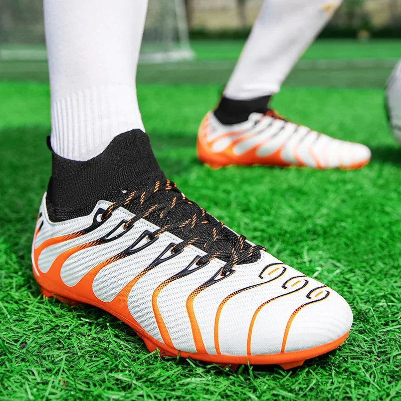 Ανδρικά παπούτσια ποδοσφαίρου Sport FG/TF Παπούτσια ποδοσφαίρου για εξωτερικούς χώρους Προπόνηση Αγόρια Αγώνας Αντιολισθητικά Παπούτσια με μακριά καρφιά Εσωτερικού χώρου Futsal Άνετα
