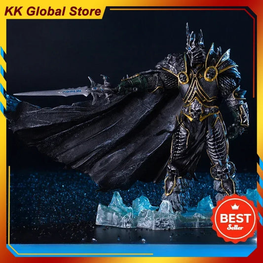 36cm World of Warcraft-gamingtilbehør 7th Lich King Illidan Stormrage animefigurmodel, skrivebordsdekoration, gaver, legetøj til børn