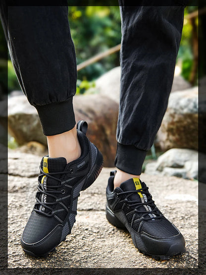 Scarpe da trekking da uomo all-terrain, scarpe sportive outdoor in mesh traspirante, antiscivolo e resistenti all’usura, scarpe da trekking e ciclismo outdoor