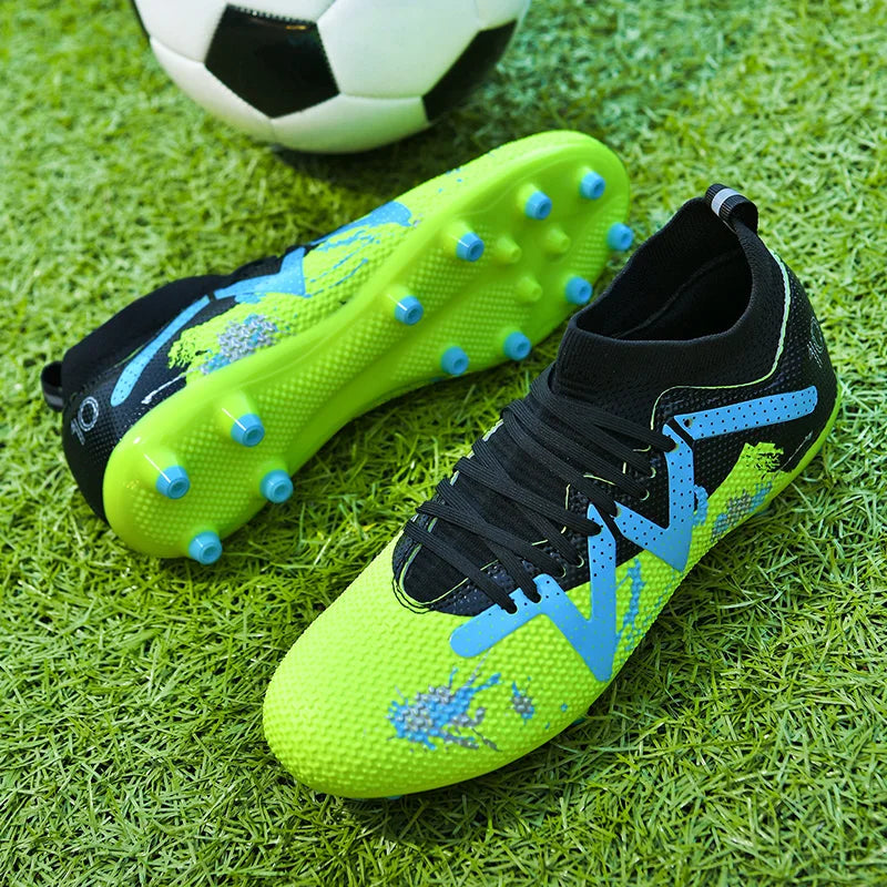 Chaussures de football pour homme, crampons Society, chaussures de football professionnelles, chaussures de football d'intérieur pour terrain rapide, baskets pour garçon, entraînement original