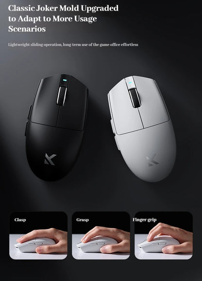 MCHOSE G3 V2 Pro trådløs gamingmus, tri-mode Bluetooth, 800mAh, genopladelig, let, tilpasset ergonomi, esportsmus