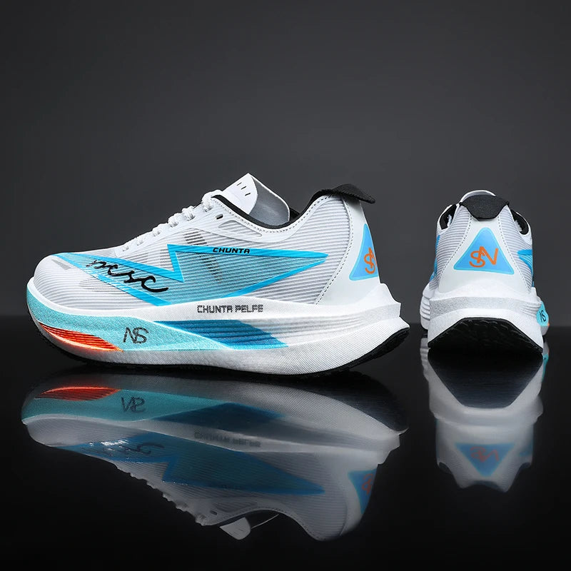 Herren-Sportschuhe Laufschuhe mit Carbonplatte Herren-Marathon-Sneaker Rennschuhe Stoßdämpfende Leichtathletik-Trainingsschuhe für Damen