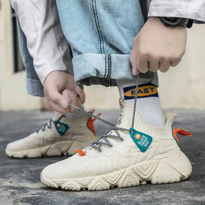 Natural Leather Key Height Summer Sneakers For Skateboarding Athletic Shoes For Men Grey Boots Sport Sepatu Raning
