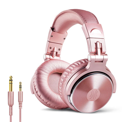 Oneodio Professional DJ Headphones Over Ear Studio Monitor Headset With Microphone HIFI Wired Bass Gaming Headset For Phone