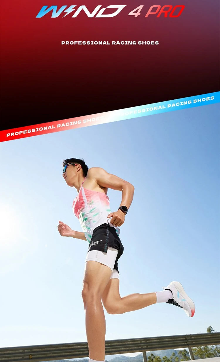 QIAODAN WIND 4PRO Maratonské boty s karbonovou deskou Pánské profesionální závodní tenisky Prodyšné běžecké sportovní boty QDB023262291