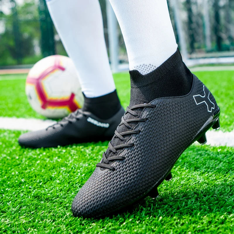 Hoogwaardige voetbalschoenen voor heren, duurzame voetbalschoenen voor jongens, lichtgewicht voetbalschoenen voor kinderen, futsal-trainingsschoenen, voetbalschoenen met noppen