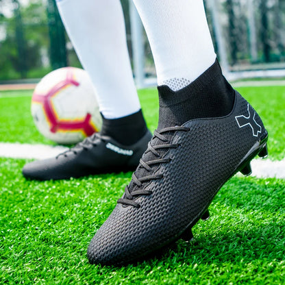 Hoogwaardige voetbalschoenen voor heren, duurzame voetbalschoenen voor jongens, lichtgewicht voetbalschoenen voor kinderen, futsal-trainingsschoenen, voetbalschoenen met noppen