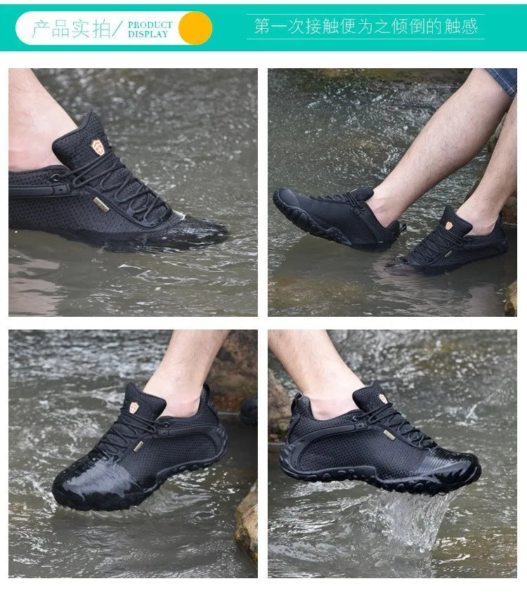 Outdoor Climbing Shoes for Men Women Sneakers Big Size Hiking Trainers High Quality Wear-resistant Adventure Sports Wading Shoes