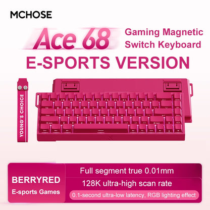 R85 ATTACK SHARK R85HE Magnetic Keyboard Wired 0.005mm RT 8K+ Hz 256K RGB Gaming Keyboard Neon Lightbox for Esports Gaming