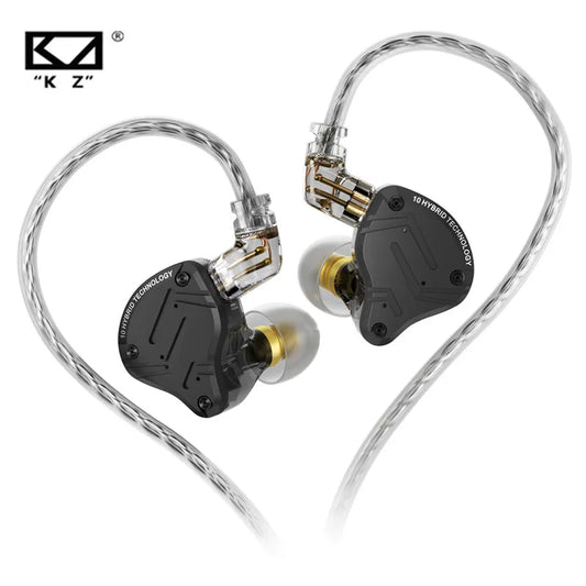 KZ ZS10 PRO X Metal Headset Hybrid drivers HIFI Bass Earbuds In-Ear Monitor Noise Cancelling Earphones ZAS ZAX ZSX ZSNPRO AS16