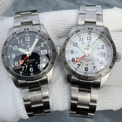 Relógio de pulso mecânico STEELFLIER Official SF792 GMT, movimento NH34, luminescência Super BGW9 C3, resistente à água até 200M, relógio de mergulho de luxo para homem