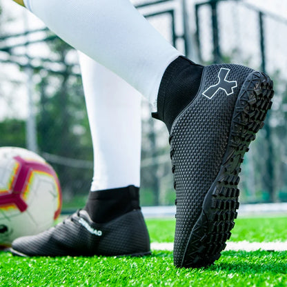 Hoogwaardige voetbalschoenen voor heren, duurzame voetbalschoenen voor jongens, lichtgewicht voetbalschoenen voor kinderen, futsal-trainingsschoenen, voetbalschoenen met noppen