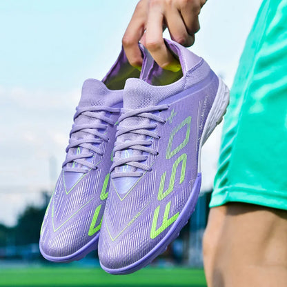 Ultralight Outdoor Sport Men's Soccer Shoes Training Football Sneakers for Youth Turf Soccer Cleats Non-Slip