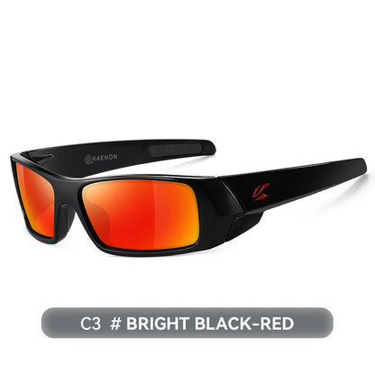 Kaenon Polarized Sport Sunglasses For Men And Women Ideal for Driving Fishing Cycling and Running UV Protection Glasses With Box