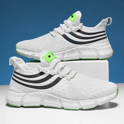 Herren-Freizeitsportschuhe, atmungsaktive, leichte Sneaker, rutschfeste flache Schuhe, Outdoor-Laufschuhe, Wanderschuhe, Tennis- und Sport-Joggingschuhe