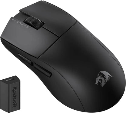 Redragon M916 PRO 3 režimų belaidė žaidimų pelė, Hype-Speed 4K apklausos dažnis, 49G itin lengva 26K DPI žaidėjo pelė