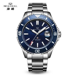 Seagull relogio masculino Men Watch 200m Diving Business Waterproof Fashion Automatic Mechanical Watch Ocean Series 816.32.1523