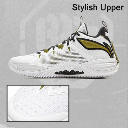 Pánske outdoorové basketbalové topánky Li-Ning BADFIVE STORM s tlmením BOOM a technológiou TUFF OS – športové tenisky LiNing ABFV017