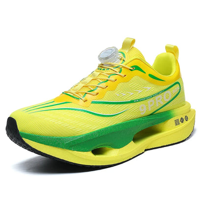 New men's and women's running shoes breathable racing sports shoes carbon cushioning lightweight men's jogging training shoes