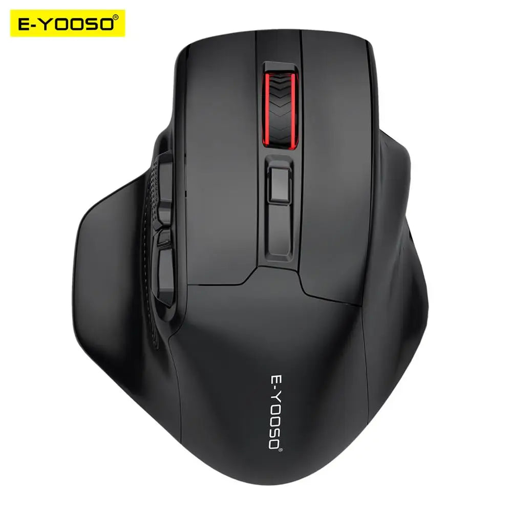 E-YOOSO X-31 Wireless Gaming Mouse for Big Hands, USB 2.4G Ergonomic Gaming Mouse, 4800 DPI Optical Mouse with 5 Buttons for PC & Laptop