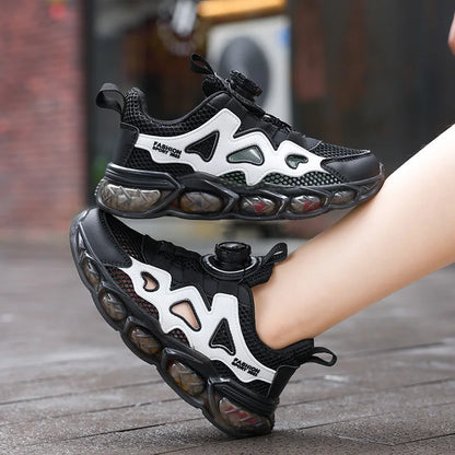 Children Sports Shoes Ultra Light Mesh Breathable School Training Running Shoes Soft Sole Anti Slip Casual Walking Shoes Kids