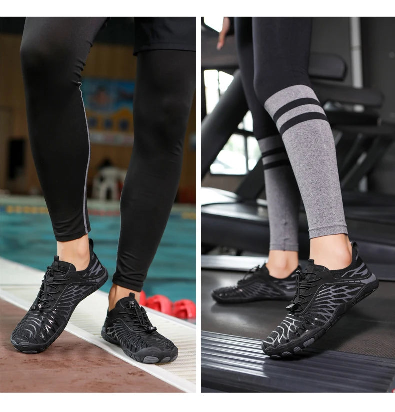 Men Water Shoes Women Beach Barefoot Aqua Shoes Quick Dry Swimming Wading Sports Sneakers Upstream Boating Fishing Surf Sneakers