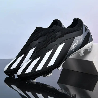 New Men Soccer Shoes Cleats Outdoor Sport Training Breathable Football Boots Long Spikes FG Boys Non Slip Match Comfortable