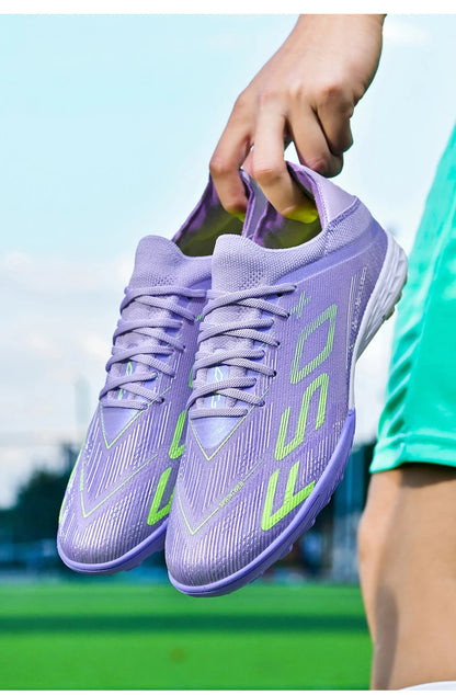 New Men's Soccer Shoes Match Football Boots Sneakers Non-Slip Grass Cleats High-Quality Futsal Indoor Hot-Selling High-Top Outdoor