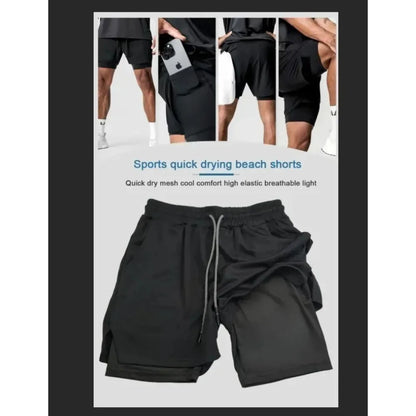 New Dragon Ball GOKU Majin Buu Anime Peripheral Printed Double-layer Shorts Summer Men's and Women's Fashion Sports Shorts