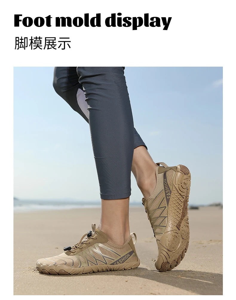 Scarpe da acqua unisex ad asciugatura rapida, scarpe da acqua antiscivolo, sneakers da spiaggia a piedi nudi per uomo e donna, per nuoto, surf, guado e sport all'aria aperta