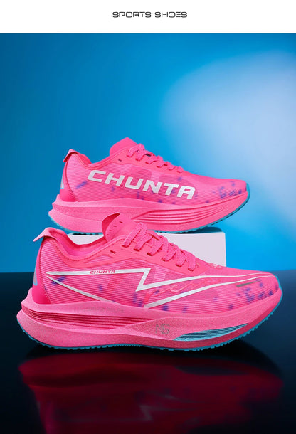 Herren-Sportschuhe Laufschuhe mit Carbonplatte Herren-Marathon-Sneaker Rennschuhe Stoßdämpfende Leichtathletik-Trainingsschuhe für Damen