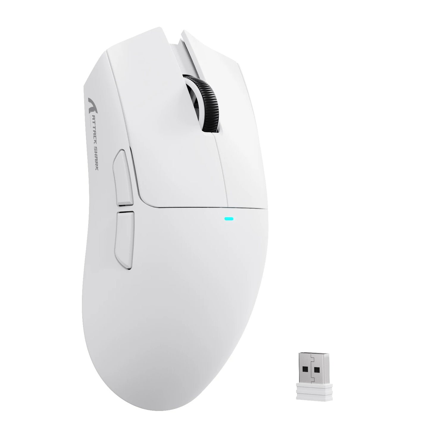 ATTACK SHARK X11SE vezeték nélküli gamer egér, három üzemmódú, 63g szuperkönnyű kialakítás PAW3311 érzékelővel, 22000 DPI, 300mAh akkumulátor, kettős driver
