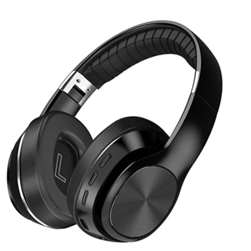 Casque VJ320 Bluetooth 5.0, écouteurs sans fil, stéréo 40 mm, pliable, autonomie 12h, carte TF, AUX pour musique, appels, voyages
