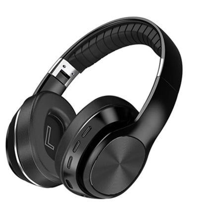 Casque VJ320 Bluetooth 5.0, écouteurs sans fil, stéréo 40 mm, pliable, autonomie 12h, carte TF, AUX pour musique, appels, voyages