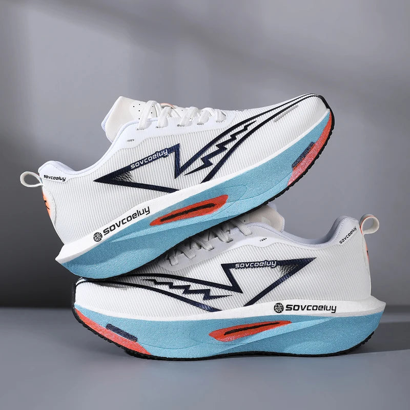 Vielseitige, rutschfeste und stoßdämpfende Carbon-Platten-Technologie für alle Jahreszeiten – Sport- und Freizeitschuhe, Laufschuhe, Fitnessschuhe, Unisex