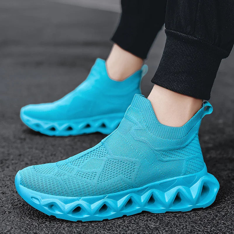 Heren sportschoenen Ultralichte modieuze instapschoenen voor dagelijks wandelen en joggen in de buitenlucht Ademende mesh Comfortabele casual schoenen voor heren