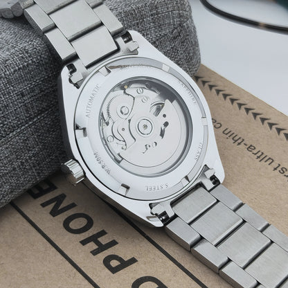Orologi CORGEUT NH35/MIYOTA 8215 da uomo con cinturino in pelle, meccanici automatici, vetro zaffiro, orologi alla moda, casual e sportivi