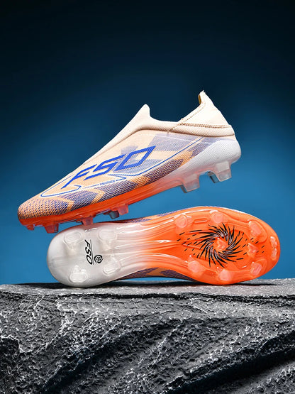 Herren-Fußballschuhe New Society für Rasen, atmungsaktive ultraleichte Outdoor-Sportschuhe für Erwachsene, Fußball-Sneaker für Herren