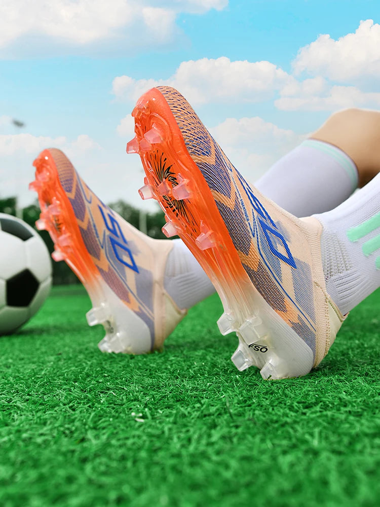 Herren-Fußballschuhe New Society für Rasen, atmungsaktive ultraleichte Outdoor-Sportschuhe für Erwachsene, Fußball-Sneaker für Herren
