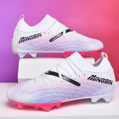 New Men Football Boots Professional Soccer Shoes Cleats Futsal Women Unisex Ultralight Hot Sale High-Quality TF/FG Sneakers